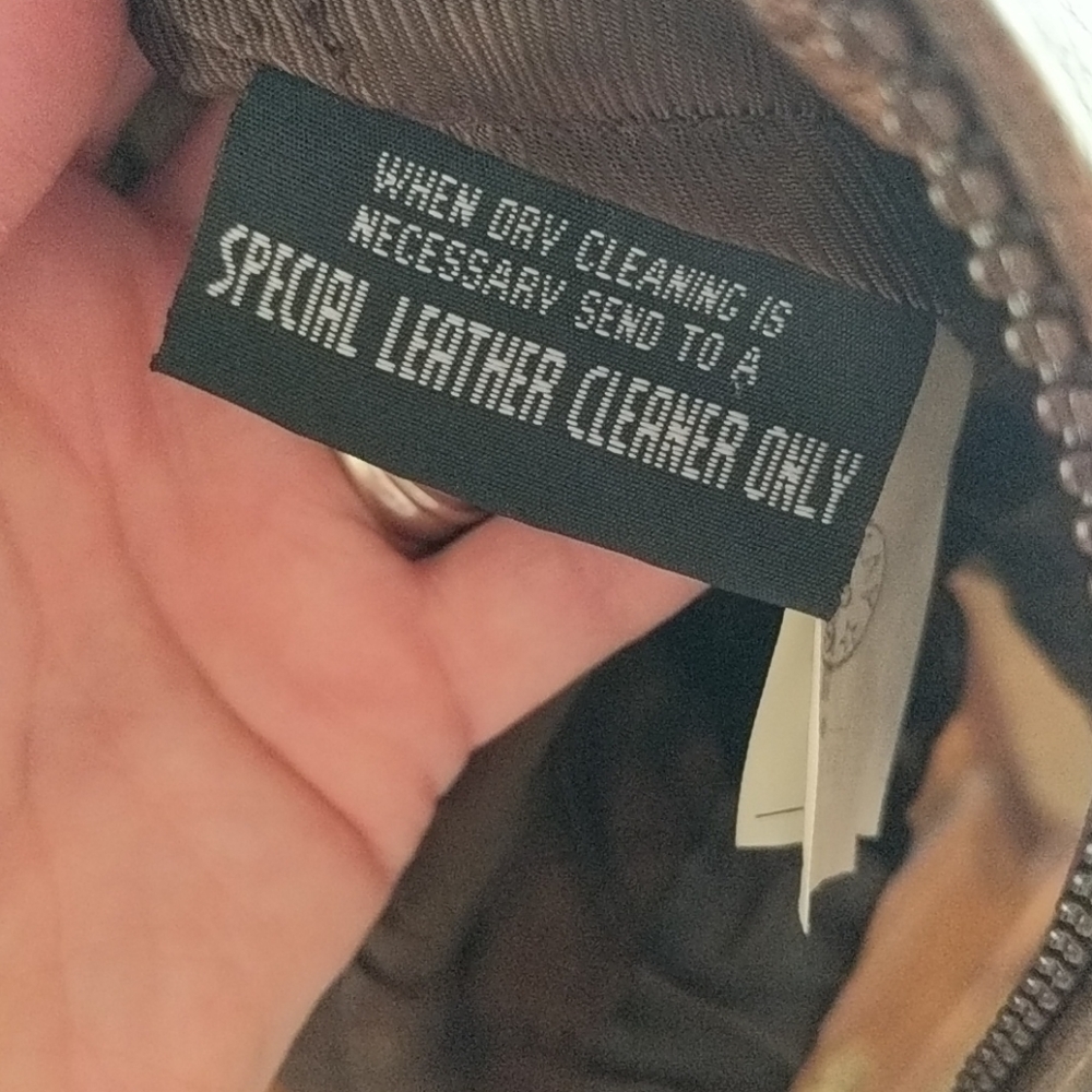 Wilson's leather chocolate brown men's jacket - Picture 7 of 7